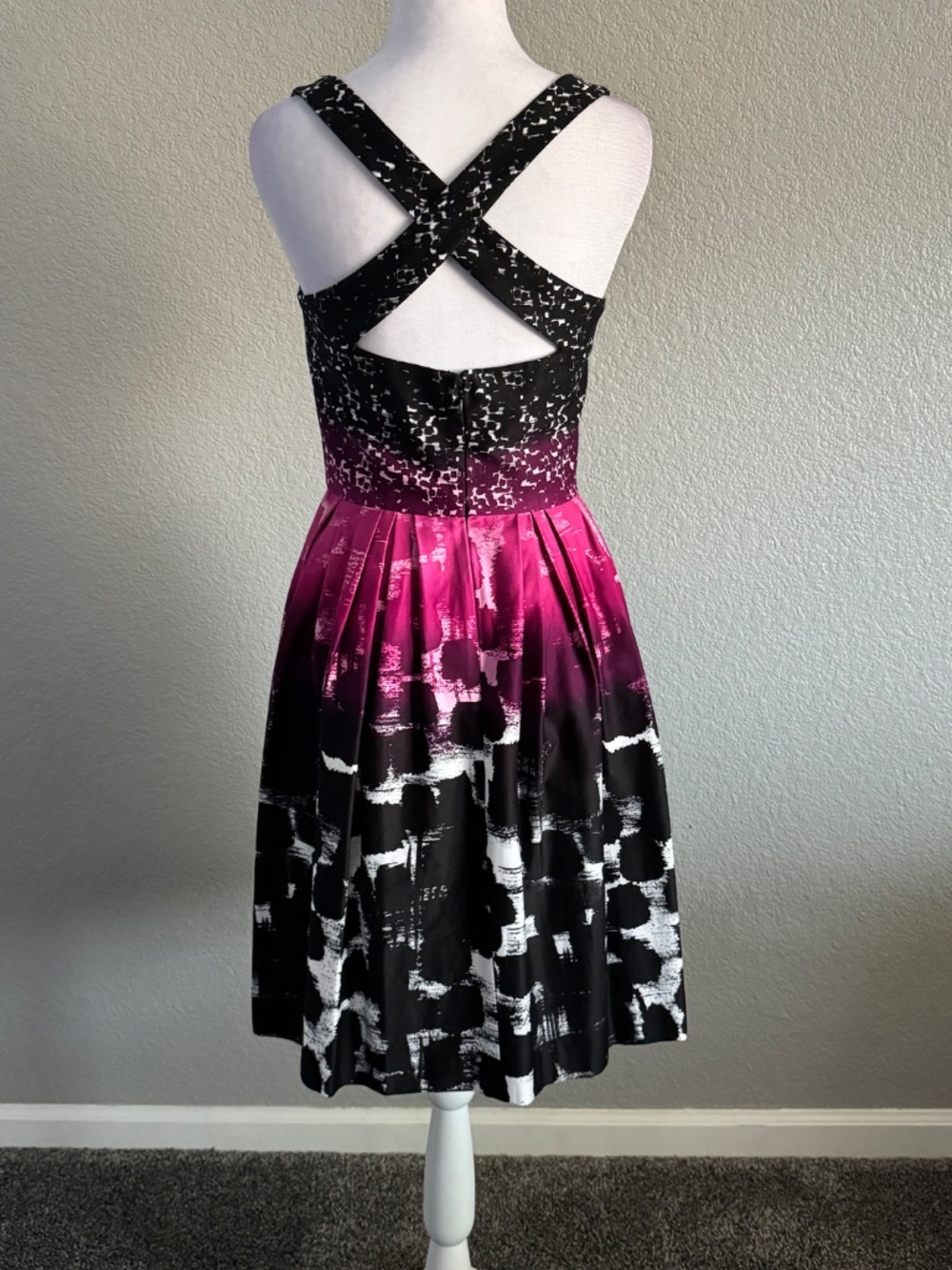 New W/ Tags Calvin Klein Sweetheart Fit & Flare Dress Size 4 Petite - Picture 5 of 12